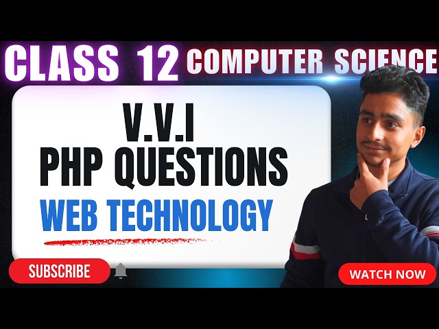 V.V.I PHP QUESTIONS CLASS 12 COMPUTER SCIENCE #elopeeth #computerscience #neb