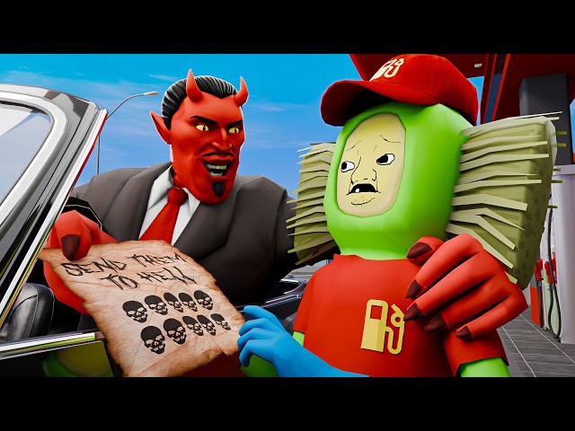 The devil took over my VR Gas Station