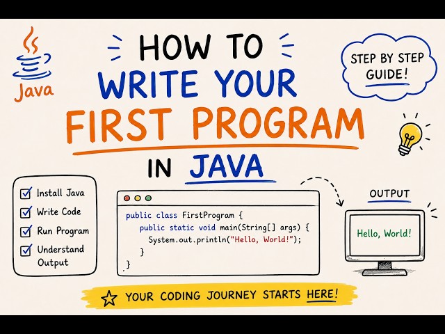 Write your first java program [ EP-2 ]