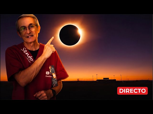 I'm going to watch the TOTAL ECLIPSE live with you (from where I live)