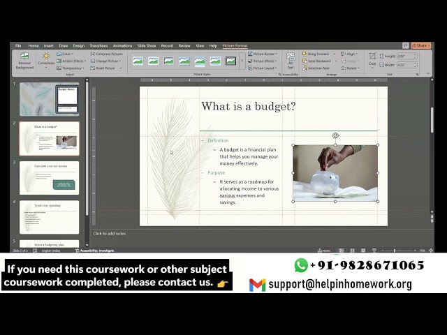 SAM PowerPoint 365 | Generative Artificial Intelligence Project A