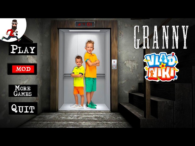 Play as Vlad and Niki in Granny Elevator escape