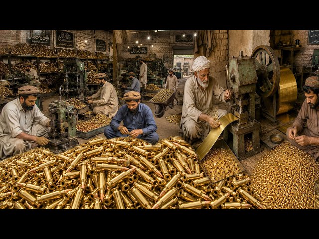 Low Cost Ammo Manufacturing Process | Local Factory Satisfying Metal Work