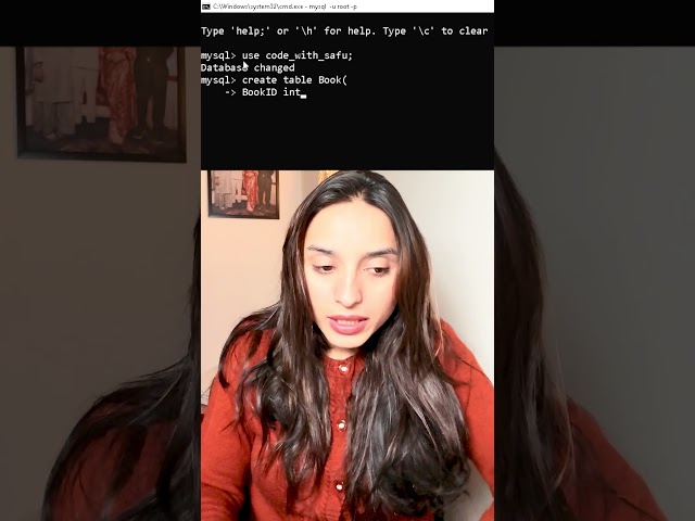 Create tables in SQL step-by-step 🗄️ | Easy explanation with examples | #dbdiagram #cbse #class12