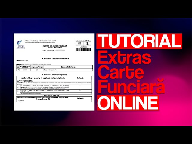 Cum obtin un Extras Carte Funciara din sursa oficiala OCPI / ANCPI (tutorial 2026)