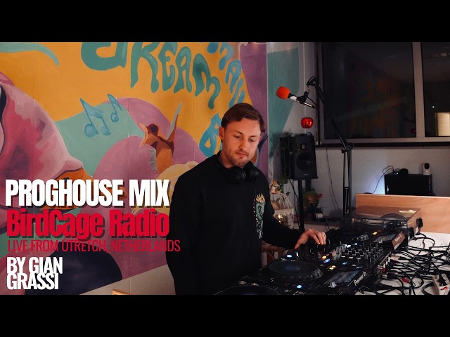 Gian Grassi live at BirdCage Radio @ Utretch, Netherlands | Progressive House