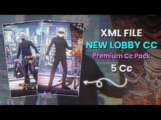 TOP 5 HD QUALITY CC FF XML || New Lobby 5 QUALITY CC XML !!