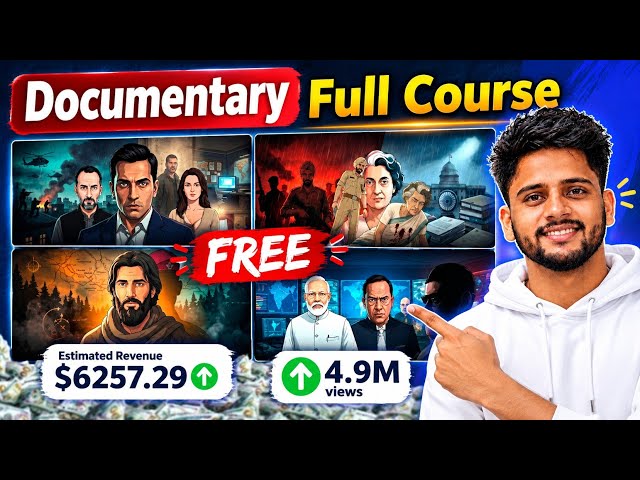 How To Create AI Documentary Videos Free | How To Create AI 2D Documentary Videos | 2D Documentary