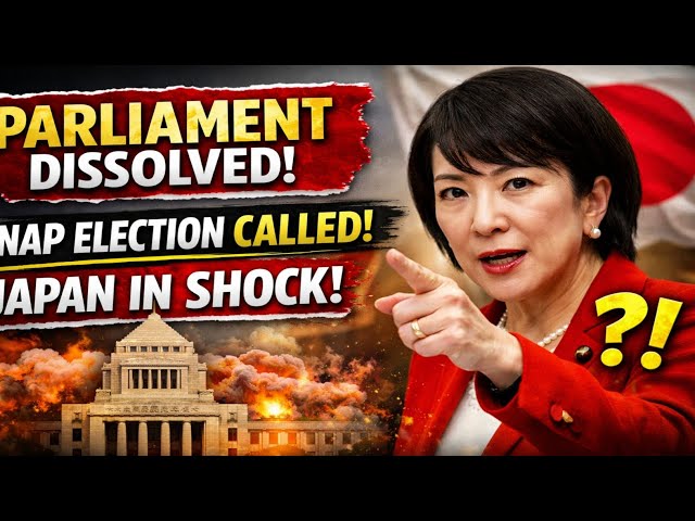 Japan PM Takaichi Shocks Nation by Dissolving Parliament | Snap Election Announced.