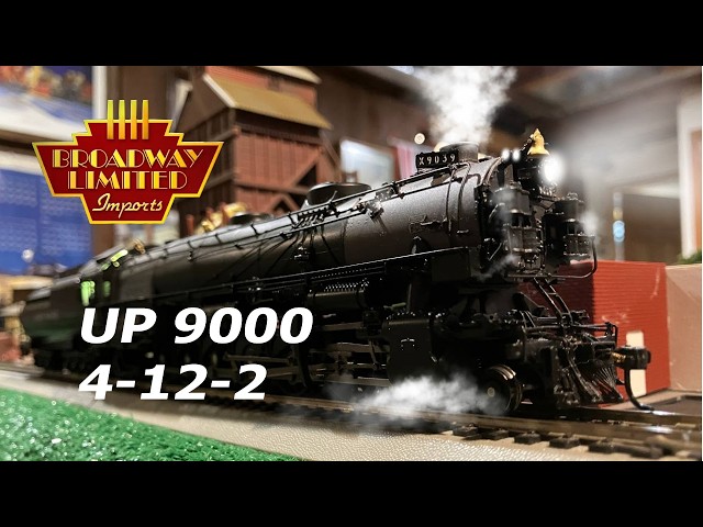 Review: Ho Scale Model Union Pacific 9000 Class Paragon 2 Brass Hybrid by Broadway Limited Imports