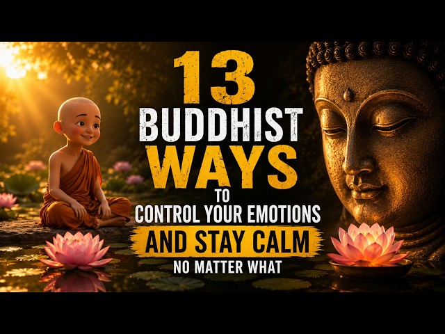 13 Buddhist Ways to Control Your Emotions and Stay Calm No Matter What | Powerful Buddhist Teachings