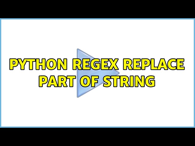 Python Regex replace part of string