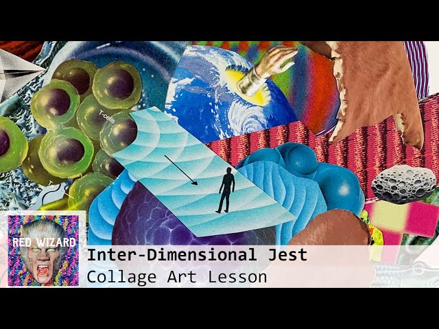 Surreal Collage Art Time-Lapse: Interdimensional Jest