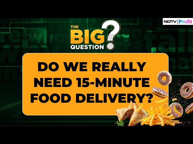 Is 15-Minute Food Delivery Fueling Your Junk Food Habit? | The Big Question