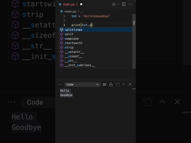 Python splitlines() Method: Split Text FAST! #PythonTutorial #CodingTips