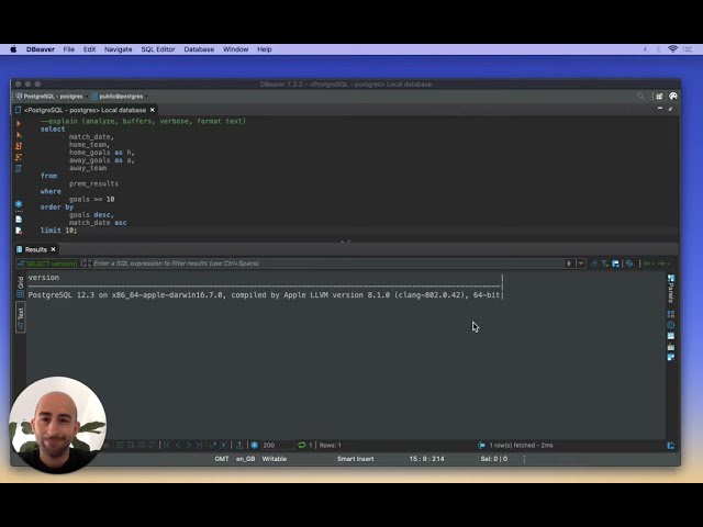 Using explain analyze and pgMustard to speed up a slow query