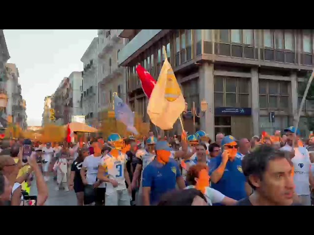Taranto, Mediterranean Games: exciting parade of the city's sports clubs