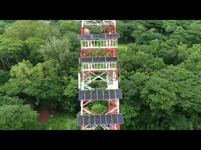 WindStream Energy Technologies | Hybrid Renewable Energy has installed on a Mobile Tower