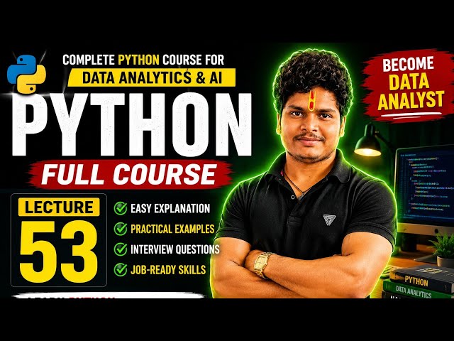 Lecture 53 Python Functions, Modules & Packages Explained | Break, Continue, IN & NOT IN Keyword