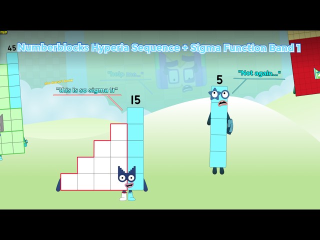 Numberblocks Hyperia Sequence + Sigma Function Band 1
