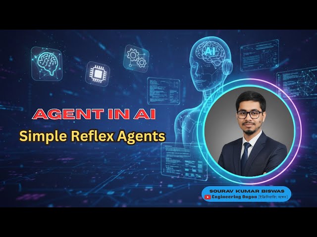 Simple Reflex Agents Explained | AI Basics with Real-Life Example @EngineeringOngon