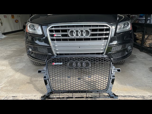 Wifes daily SQ5 gets the RSQ5 grill install! This is a MUST for UPGRADES!