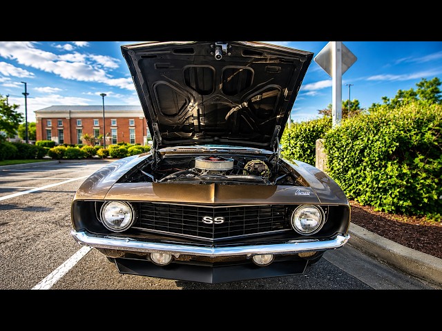 Classic 1969 Chevrolet Camaro SS 396 L78 375HP Big Block : WALKAROUND & ENGINE 4K VIEW