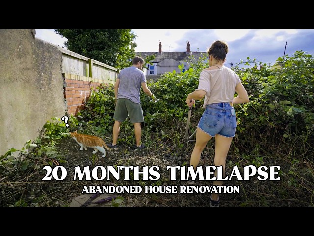 ABANDONED HOUSE RENOVATION TIMELAPSE // 20 months in 20 minutes