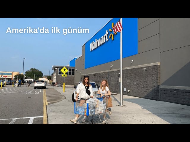 Work and Travel'da ilk gün! | Walmart mini alışveriş #wat #wat2023 #workandtravel