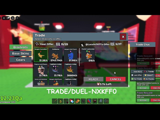 🔴 LIVE Roblox Steal Brainrot 🔥 Trade + Duel + PvP Battles | GoodTk