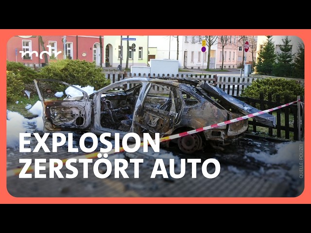 Auto in Grimma explodiert: Polizei sucht wichtigen Zeugen | Kripo live | MDR