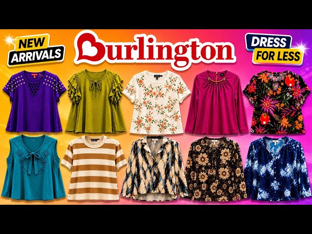 🤩BURLINGTON‼️NEW DESIGNER FASHION BLOUSES/ TOPS 👗 FOR LESS $4.99 | BURLINGTON SHOPPING 🛍️ 2026