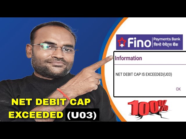 Net Debit Cap Exceeded In Aeps Problem | Fino Payment Bank Net Debit Cap Exceeded | Aeps Problem