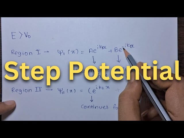 Step Potential Barrier — Complete Derivation & Intuition | Quantum Mechanics