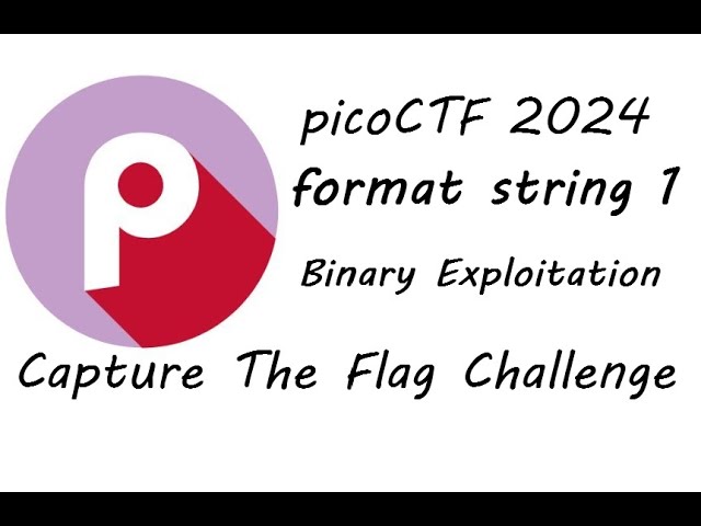 format string 1 | Binary Exploitation | picoCTF 2024