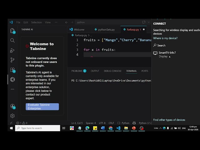 Python For Loop