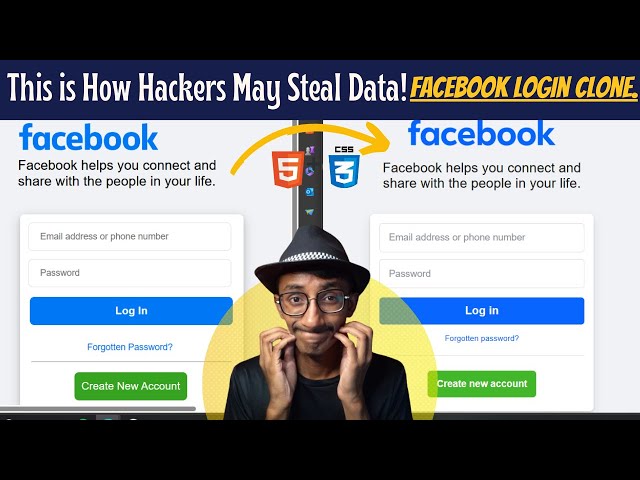 Facebook Login Page Clone Project || Using HTML and CSS
