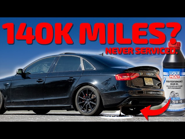 I Changed My Audi A4’s Diff Fluid at 140,000 Miles… (Never Serviced)