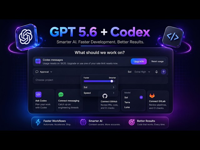 Finally GPT 5.6 Sol Ultra Inside Codex (750 Token/Sec) | GPT 5.6 sol updates | GPT 5.6 + Codex