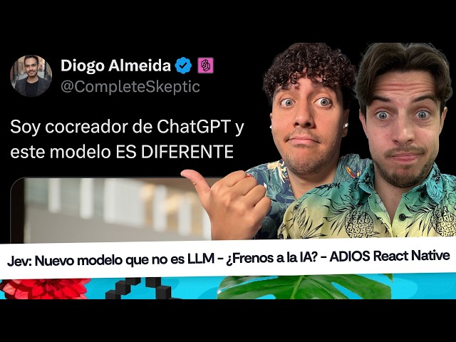 Noticias programación: Jev: Nuevo modelo TOP - ¿Frenos a la IA? - ADIOS React Native #CaféCodely