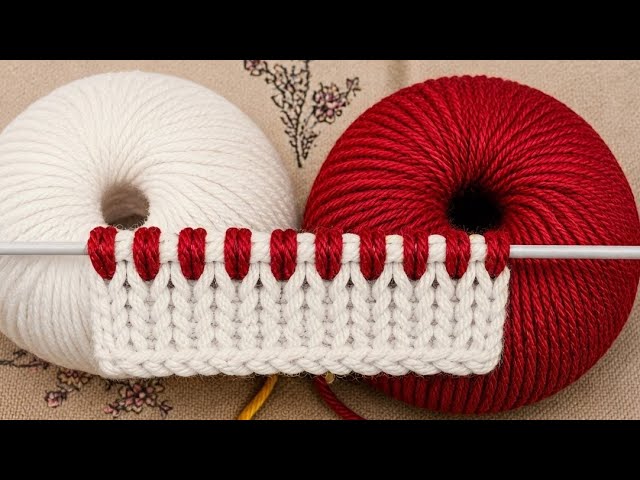 ✅ 🌿 Easy Two-Color Knitting Pattern ✅ 🌿 Cardigan Pattern ✅ 🌿 Knitting Pattern #diy #trendingvideo