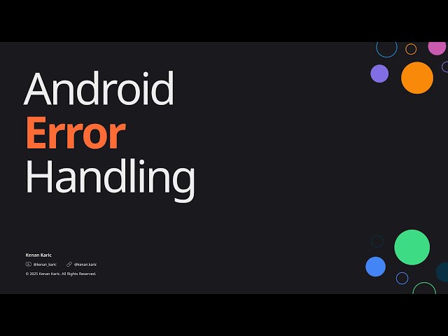 Stop Using Generic Exceptions: Android's 3-Layer Error Handling Pattern