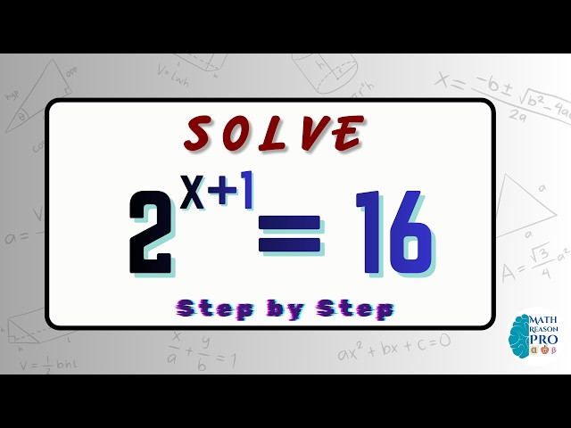 Stop Memorizing! Solve Exponents Like This Instead