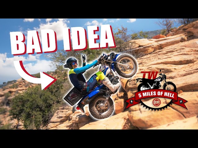 Riding Hard Enduro on Yamaha TW200's - 5 Miles of Hell
