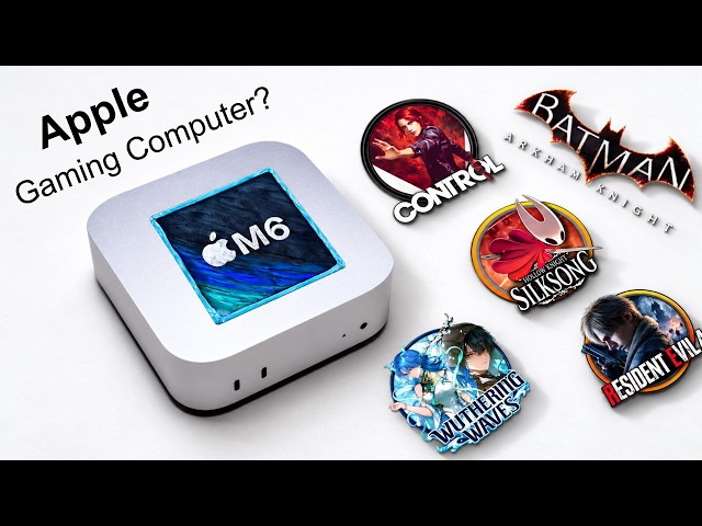 I Tried Gaming on the M6 Mac Mini 🤯 (5 More AAA Games Tested)