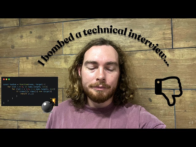 I Completely Blew My Software Engineer Technical Interview