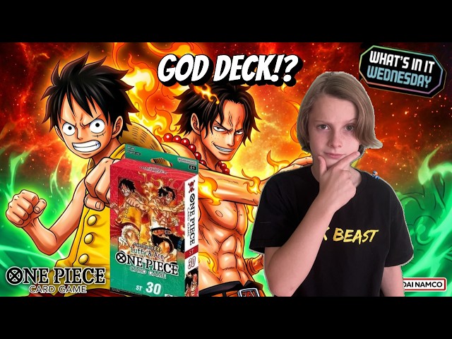 Can We Pull a GOD DECK?! 😱 One Piece Luffy & Ace Starter Deck EX Opening 🔥