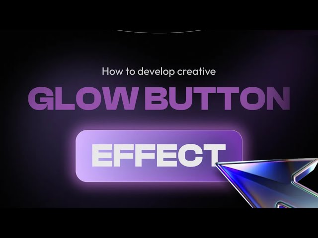 How To Make Animate Glowing Hover Buttons With HTML and CSS