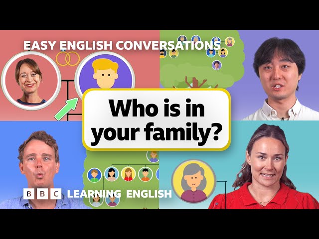 How to describe your family: Easy English Conversations 💬 Episode 15