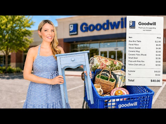 Goodwill Thrift Haul | Finding Vintage Gold on a Budget